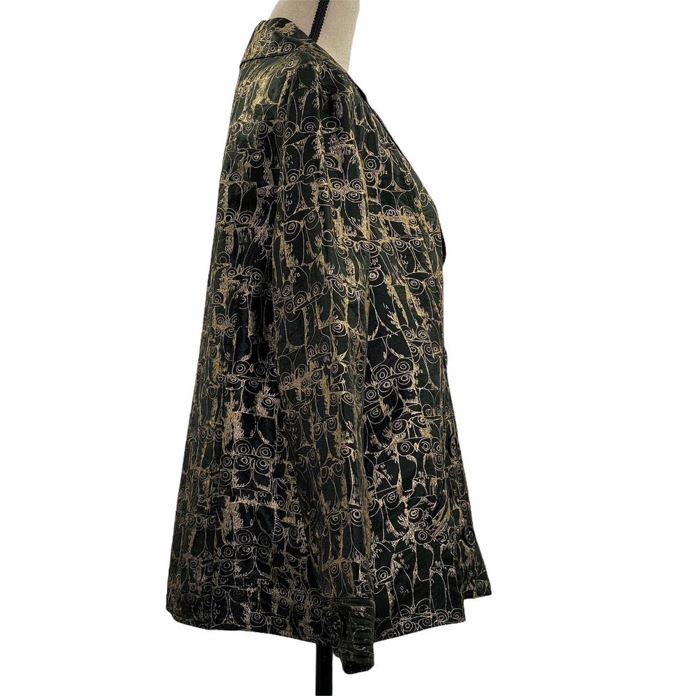 Chico’s Printed Button Down Blazer Jacket Coat - image 5